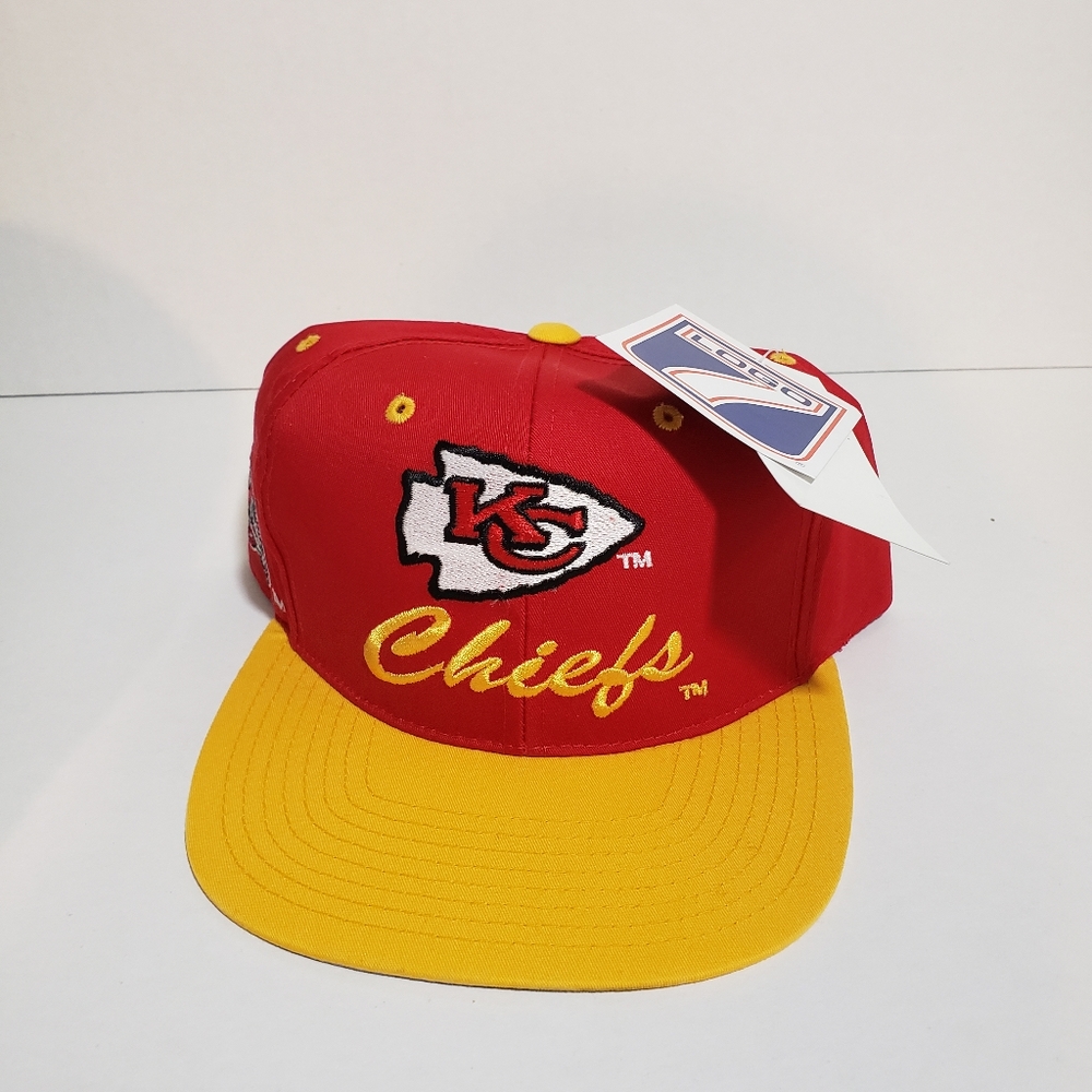 Vintage logo 7 90's hat with tags Chiefs